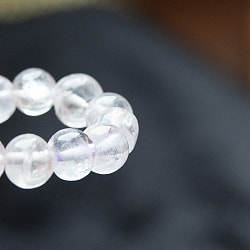インドの数珠ブレスレット - クリスタルクォーツ - サブ4