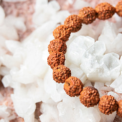 インドの数珠ブレスレット - チャクラとルドラクシャ - サブ3