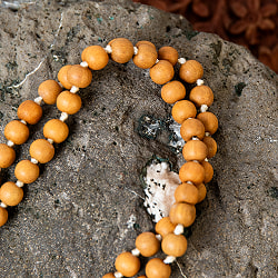 インドの数珠 - 白白檀 8mm珠全長：約96cm - サブ4