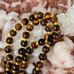 インドの数珠 - タイガーアイ 6mm珠 全長約76cm - サブ4