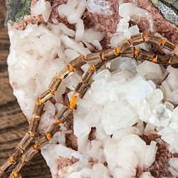 インドの数珠 - トゥルシー（霊木） 全長約80cm - サブ3