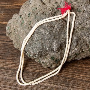 インドの数珠 - トゥルシー 2mm珠 全長約58cm(ID-MALA-142)