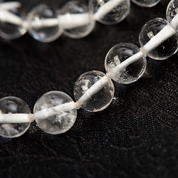 インドの数珠 108珠 - 天然水晶 クリスタル - 約42cm  - サブ2