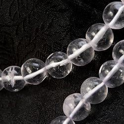 インドの数珠 108珠 - 天然水晶 クリスタル - 約50cm  - サブ2