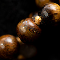 インドの数珠 - タイガーアイ - 約50cm  - サブ2