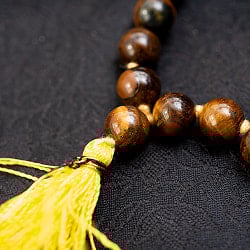 インドの数珠 - タイガーアイ - 約50cm  - サブ4