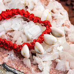 タカラガイのブレスレット ヴィシュヌ神のシンボル - サブ3