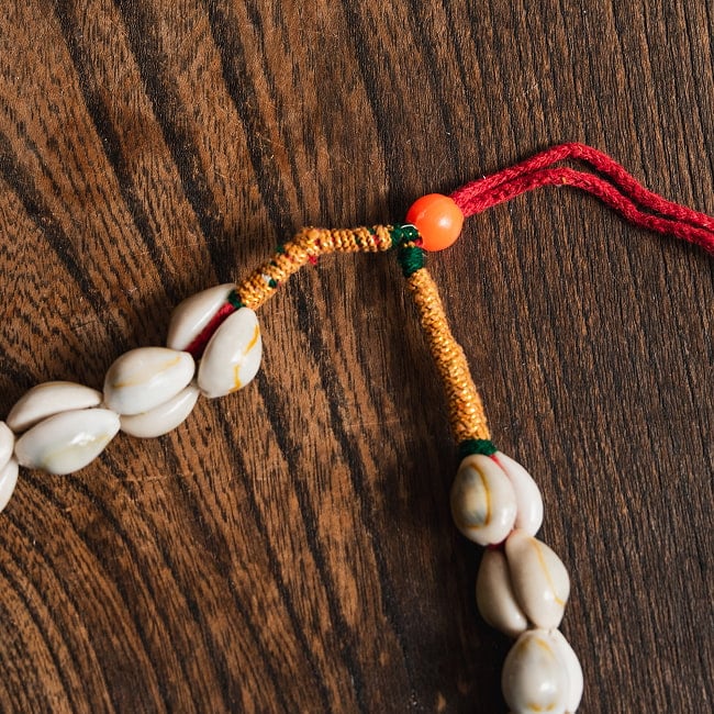 タカラガイの数珠 ラクシュミマーラー 5 - 細部を見てみました。