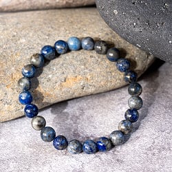 インドの彩り ストーンブレス - ラピスラズリ - サブ2