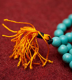 ネパールの数珠 - ターコイズ 108珠 - サブ3