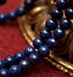 ネパールの数珠 - ラピスラズリ　108珠 - サブ2