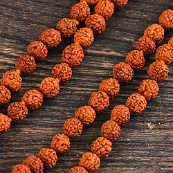インドの数珠 希少な小粒ルドラクシャ 70cm - サブ2