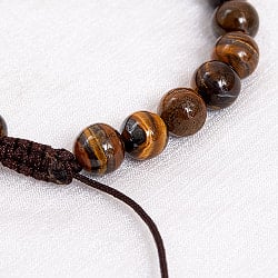 ネパールの数珠ブレスレット - タイガーアイ - サブ2