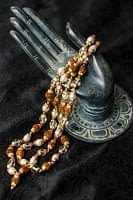インドの数珠 - 真珠・水晶・菩提樹の商品写真