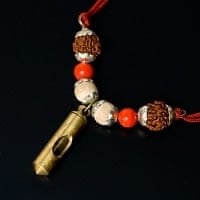 インドの数珠 - ルドラクシャの首数珠の商品写真
