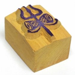 ウッドスタンプ【三叉矛】