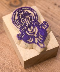 ウッドスタンプ【ガネーシャ】(ID-MKHN-113)