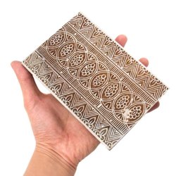 ウッドブロックスタンプ【模様】[10cm x 15.5cm]の商品写真