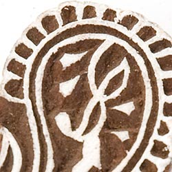 ウッドブロックスタンプ【葉っぱ】[4.5cm x 3cm] - サブ3