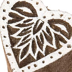 ウッドブロックスタンプ【花】[3.5cm x 3.5cm] - サブ3