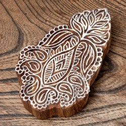 高品質 精細 ウッドブロックスタンプ【枝】[11cm x 7cm]