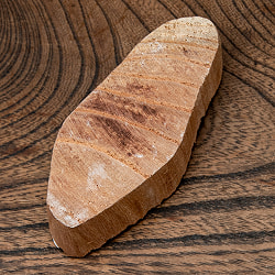 ウッドブロックスタンプ【孔雀】[9cm x 4cm] - サブ4