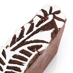 ウッドブロックスタンプ【花 】[7cm x 2cm] - サブ3