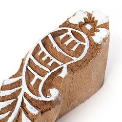 ウッドブロックスタンプ【花】[7cm x 2cm] - サブ3