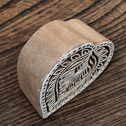 ウッドブロックスタンプ【花】[7.5cm x 7cm] - サブ4