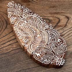 高品質 精細 ウッドブロックスタンプ【枝】[23cm x 9.5cm]