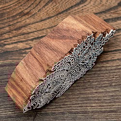 高品質 精細 ウッドブロックスタンプ【花】[12.5cm x 8cm] - サブ4