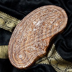 高品質 精細 ウッドブロックスタンプ【葉っぱ】[21cm x 12cm]