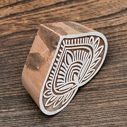 ウッドブロックスタンプ【花】[7.5cm x 7cm] - サブ4