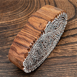 高品質 精細 ウッドブロックスタンプ【葉っぱ】[10.5cm x 7cm] - サブ5