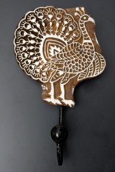 ウッドブロックハンガー【鳥】[19cm x 12cm]の商品写真