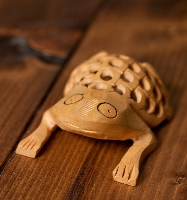 銅置物⑅カエル(名刺立て)⑅インドネシア 銅置物⑅カエル(名刺立て)⑅インドネシア