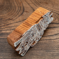 高品質 精細彫 ウッドブロックスタンプ【象】約12×11cm - サブ4