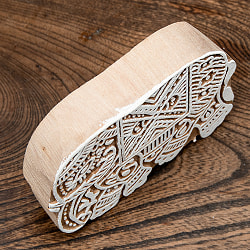 ウッドブロックスタンプ【象】約10×12cm - サブ4