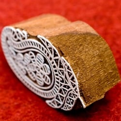 葉っぱのウッドブロック　-約7x4.5cm - サブ3