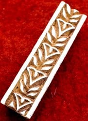 ウッドブロックスタンプ【植物】約10.5cmx2.5cm