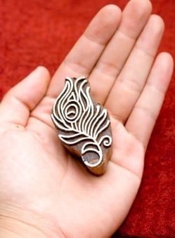 植物のウッドブロック　-約6.5ｃｍｘ3.5cm - サブ4