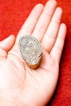 小さいランゴリ模樣のウッドブロックスタンプ　-約5.5cmx3.5cm - サブ4