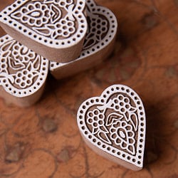 植物のウッドブロックスタンプ　-約3.5cmx3cm - サブ2