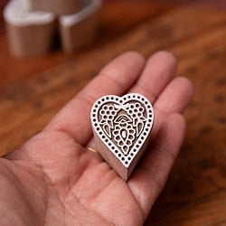 植物のウッドブロックスタンプ　-約3.5cmx3cm - サブ5