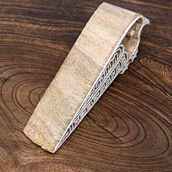 ウッドブロックスタンプ【鳥ちゃん】約11×4cm - サブ4