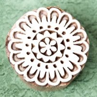 ウッドブロックスタンプ 約3×3cm