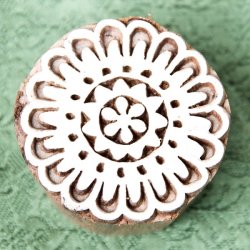 ウッドブロックスタンプ 約3×3cm