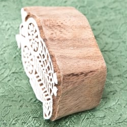 ウッドブロックスタンプ【梟】約6×4.5cm - サブ3