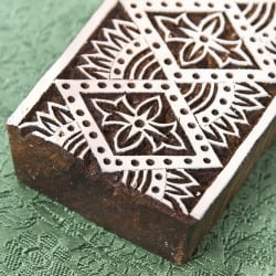 ウッドブロックスタンプ【太陽・クロス】約12.5×5cm - サブ2