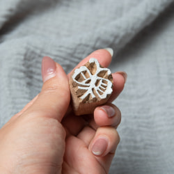 ウッドブロックスタンプ・ミニ【蝶】3×2.5cm - サブ4
